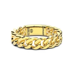 New Bague Gourmette En Argent. Bagues