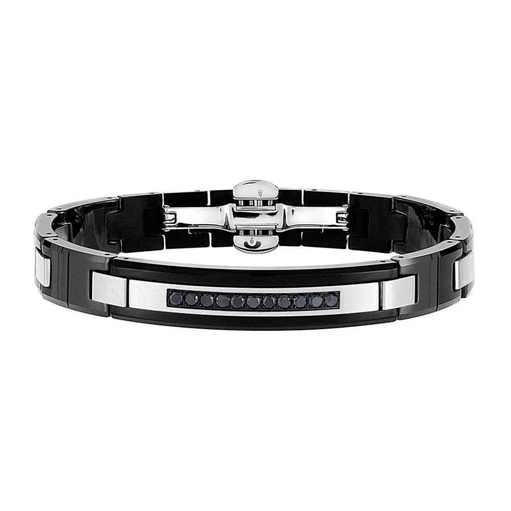 Hot Black Ceramic And Stone Bracelet. Bracelets