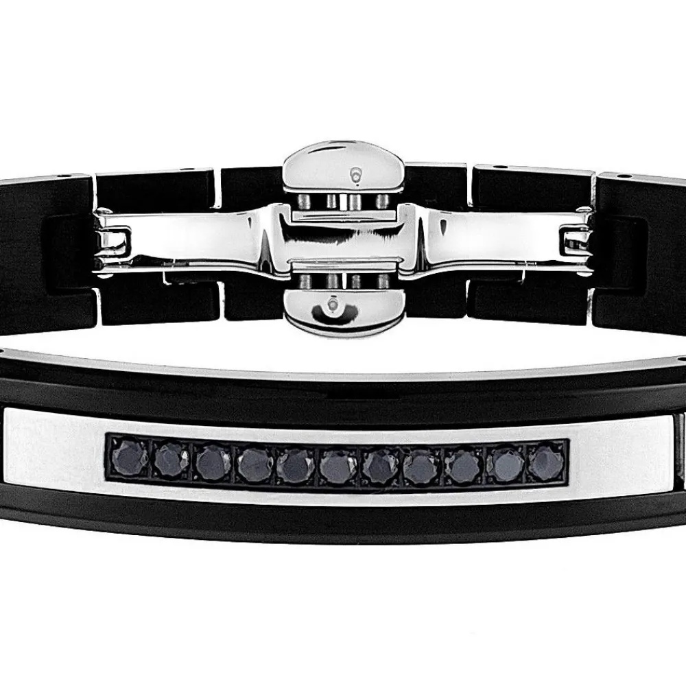 Hot Black Ceramic And Stone Bracelet. Bracelets