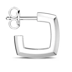 Hot Boucle D'Oreille Zancan En Argent. Boucles D'Oreilles