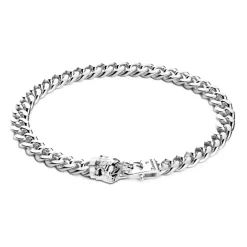 Best Bracelet Gourmette Zancan En Argent Avec Fermoir Tete De Loup. Bracelets