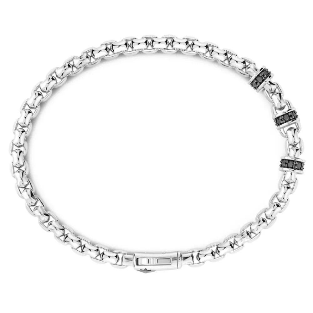 New Bracelet Maille Seule Zancan En Argent. Bracelets