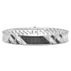 Online Bracelet Zancan En Argent Avec Pierres Et Plaque Centrale. Bracelets