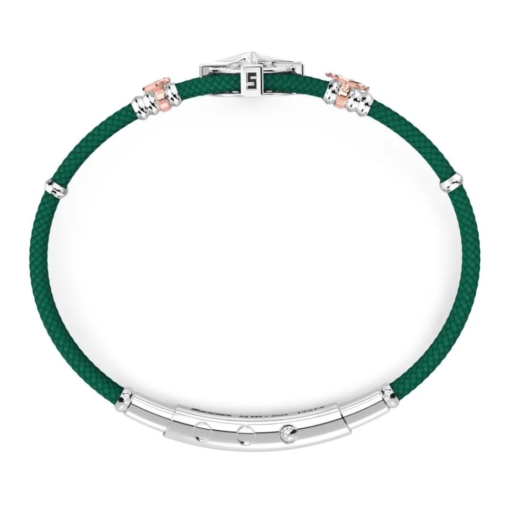 Store Bracelet Zancan En Kevlar Avec Rose Des Vents. Bracelets