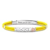Fashion Bracelet Zancan En Kevlar Avec Maille Gourmette. Bracelets