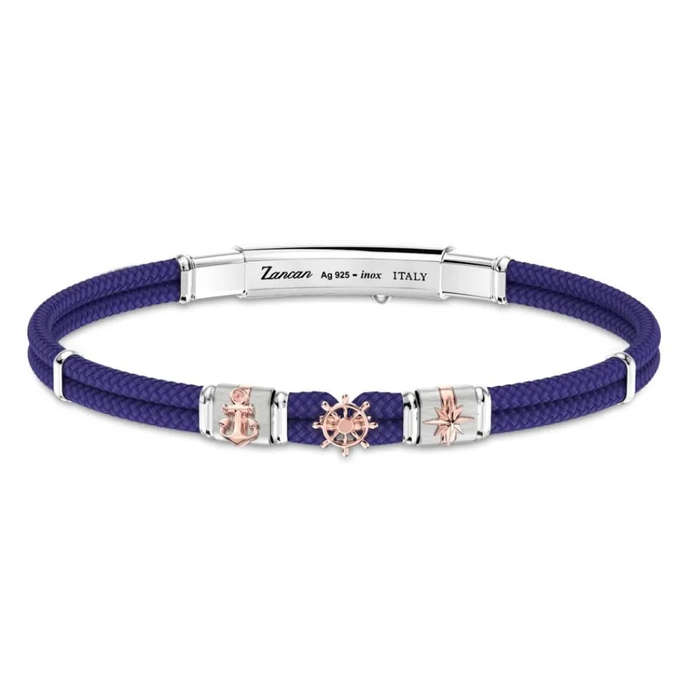 Fashion Bracelet Zancan En Kevlar Avec Elements Nautiques. Bracelets