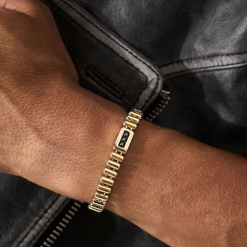 Hot Bracelet Zancan En Or 18 Carats Avec Diamants. Bracelets