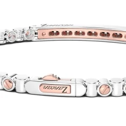 Best Sale Bracelet Zancan En Or 18 Carats Et Diamants Noirs. Bracelets