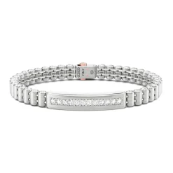Hot Bracelet Zancan En Or 18 Carats Avec Diamants. Bracelets