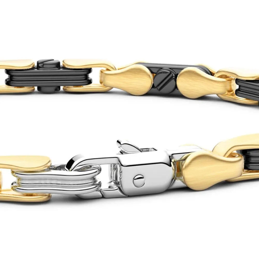 Cheap Bracelet Zancan En Or 18Kt Et Ceramique Noire. Bracelets