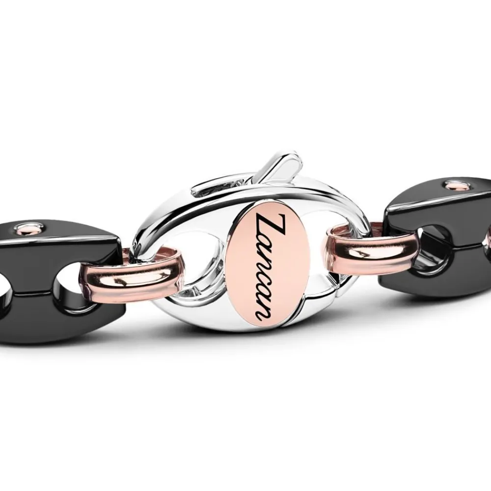 Sale Bracelet Zancan En Or 18Kt Et Ceramique Noire. Bracelets
