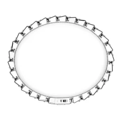 Discount Bracelet Zancan Maille Seule En Argent Avec Pierres. Bracelets