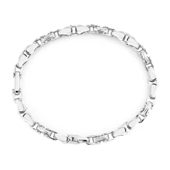 Shop Bracelet Zancan Maille Seule En Argent. Bracelets