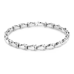 Cheap Bracelet Zancan Maille Seule En Argent. Bracelets