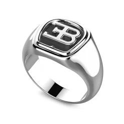 Sale Chevaliere Bugatti En Argent. Bagues