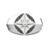 Fashion Chevaliere Zancan En Argent. Bagues