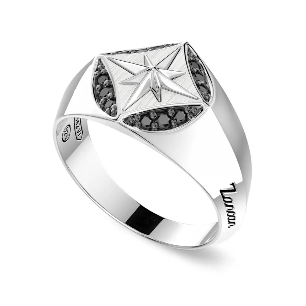 Fashion Chevaliere Zancan En Argent. Bagues
