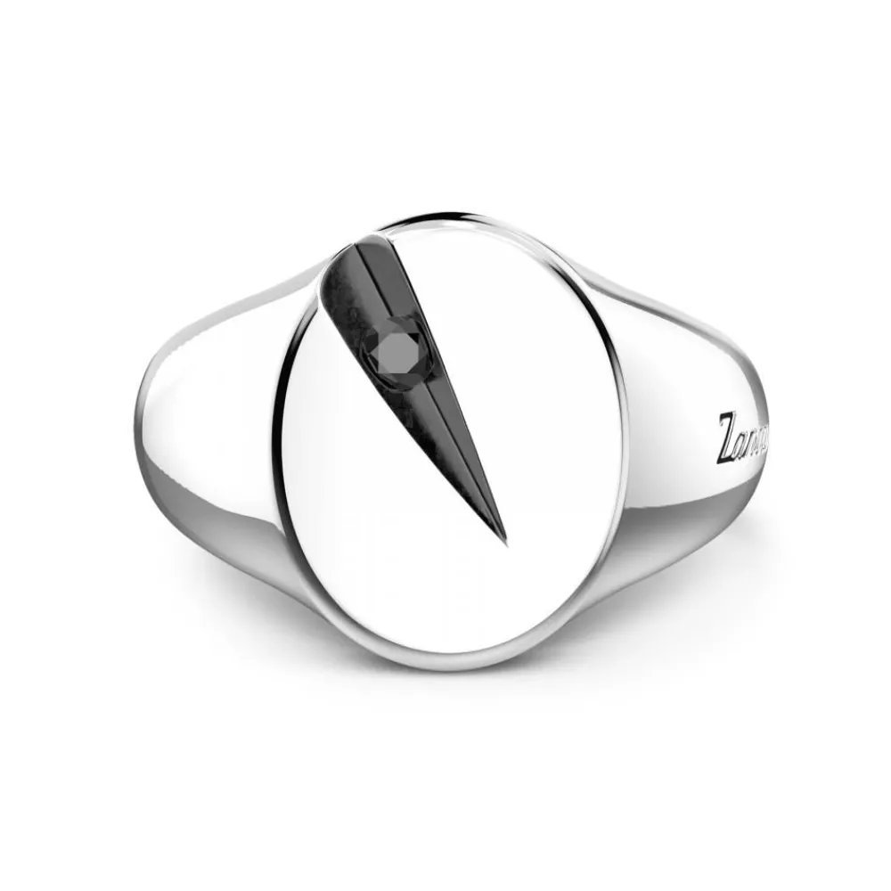 New Chevaliere Zancan En Argent. Bagues