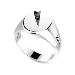 New Chevaliere Zancan En Argent. Bagues