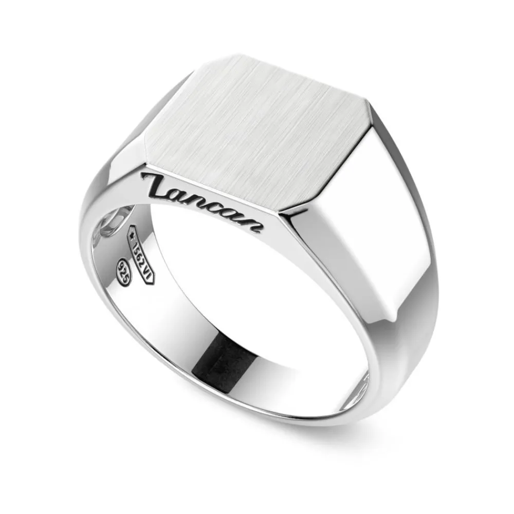 Clearance Chevaliere Zancan En Argent. Bagues