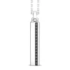 Shop Collier Zancan En Argent Avec Pendentif Plaque Verticale. Colliers