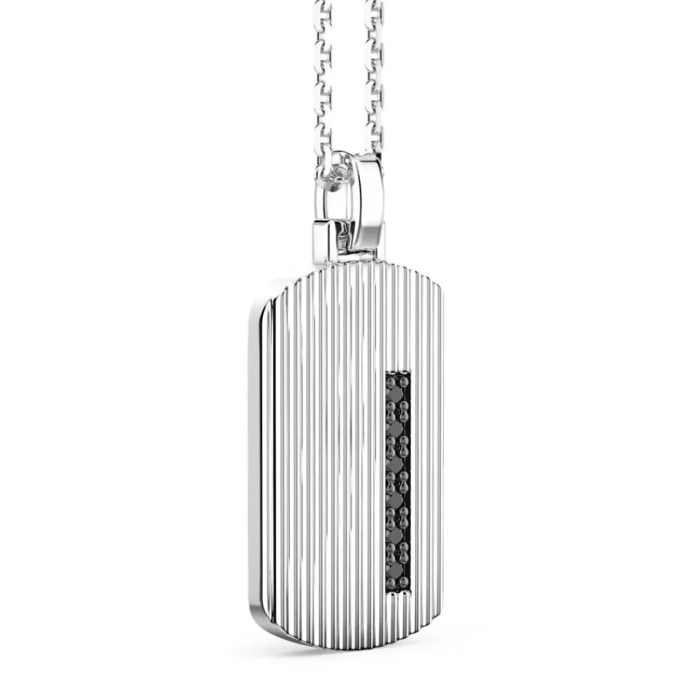 Online Collier Zancan En Argent Avec Pendentif Plaque. Colliers