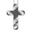 Online Collier Zancan En Argent Avec Pendentif Croix Et Pierres. Colliers