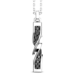 Store Collier Zancan En Argent Avec Pendentif Plaque Verticale. Colliers
