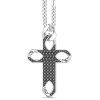 Sale Collier Zancan En Argent Avec Pendentif Croix Et Pierres. Colliers