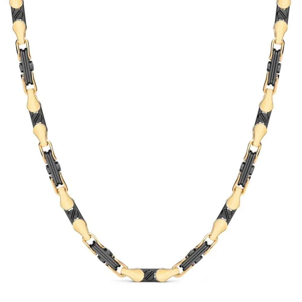 Shop Collier Zancan En Or 18Kt Et Ceramique Noire. Colliers