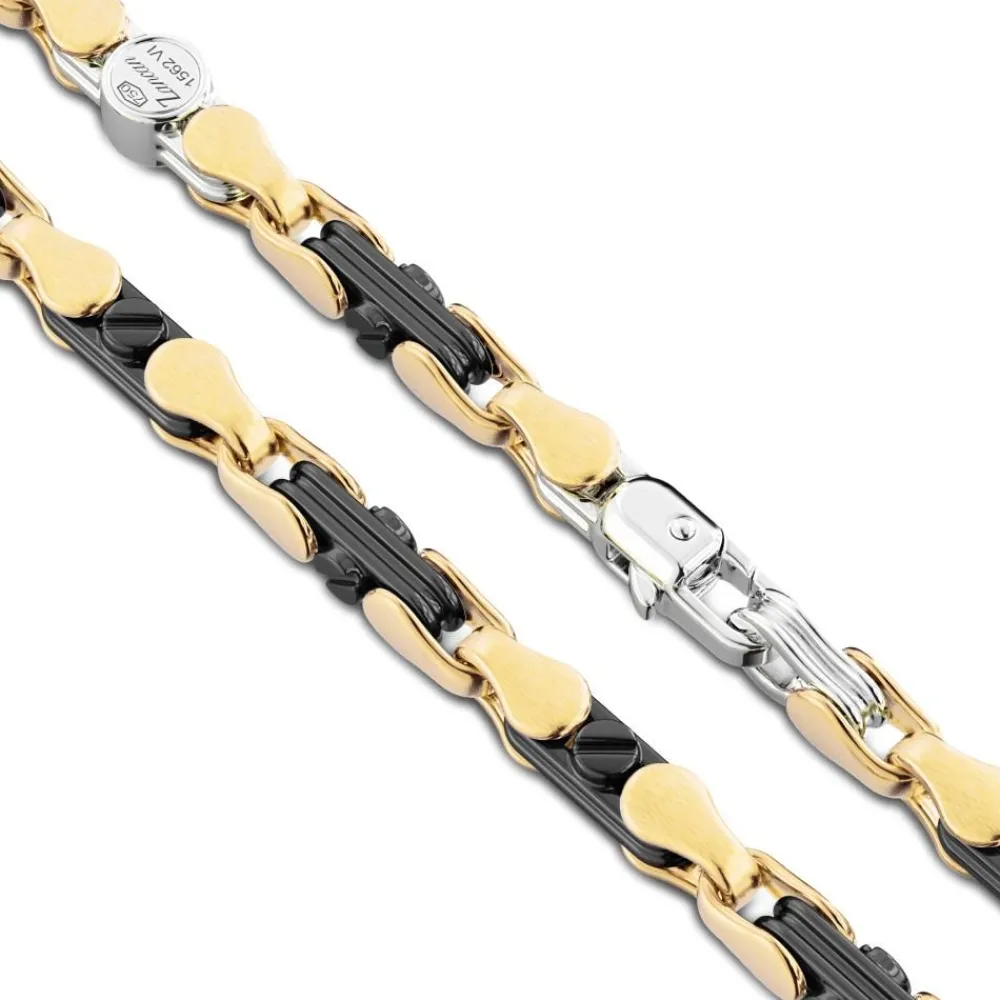 Shop Collier Zancan En Or 18Kt Et Ceramique Noire. Colliers