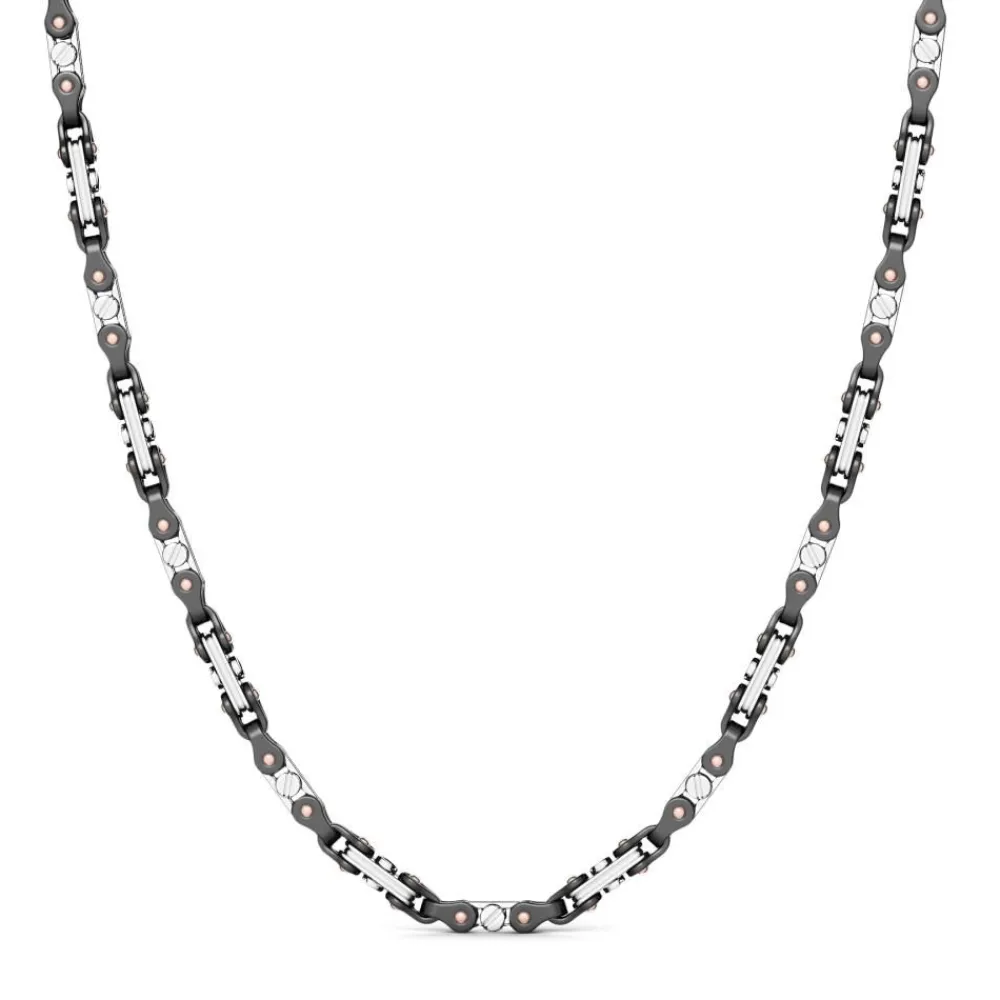 Sale Collier Zancan En Or 18Kt Et Ceramique Noire. Colliers