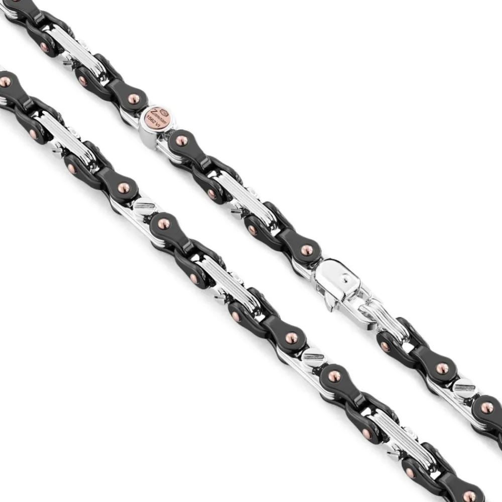 Sale Collier Zancan En Or 18Kt Et Ceramique Noire. Colliers