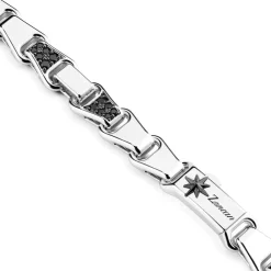 New Collier Zancan Maille Seule En Argent. Colliers