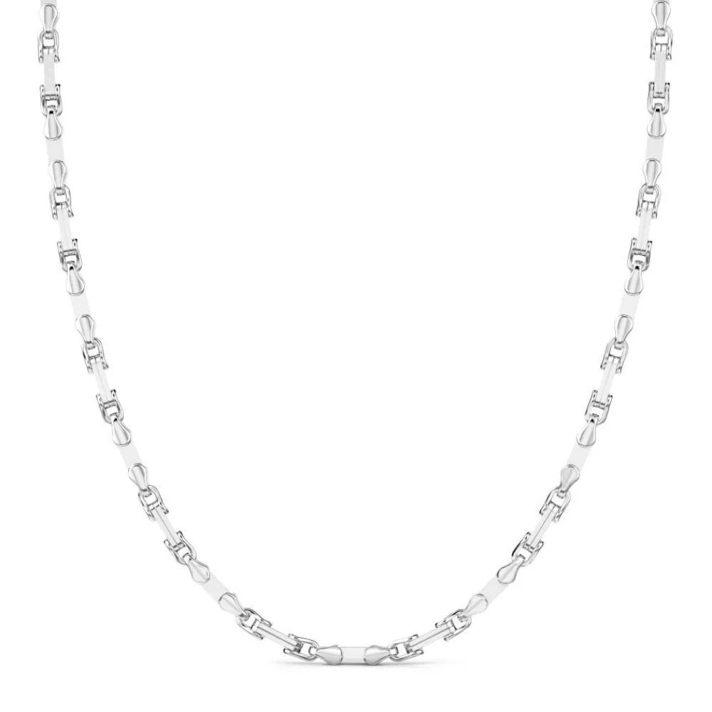 Outlet Collier Zancan Maille Seule En Argent. Colliers