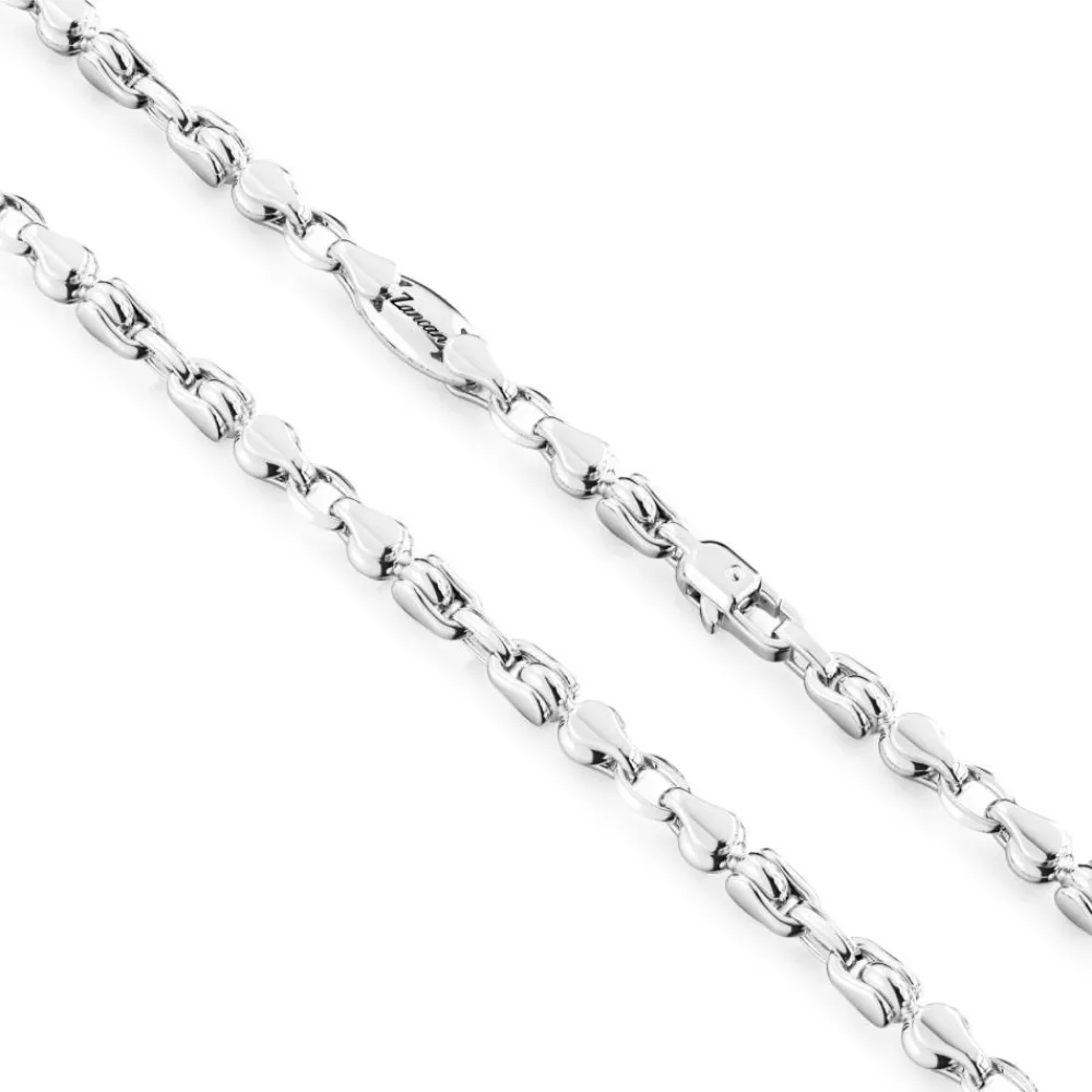 Fashion Collier Zancan Maille Seule En Argent. Colliers