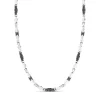 New Collier Zancan Maille Seule En Argent Et Ceramique. Colliers