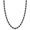 Sale Collier Zancan Souple Avec Perles En Argent Et Pierre D'Onyx. Colliers
