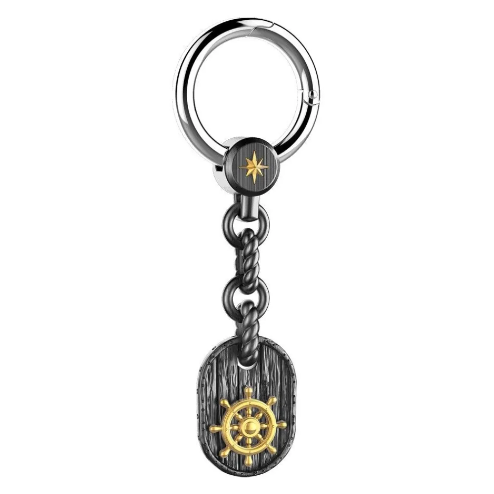 Cheap Silver Keychain With Helm. Porte-clés