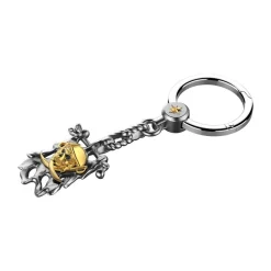 Cheap Silver Keychain With Pirate. Porte-clés