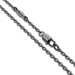Clearance Silver Necklace With Cross And Small Knot. Colliers