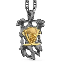 Flash Sale Silver Necklace With Pirate Pendant. Colliers