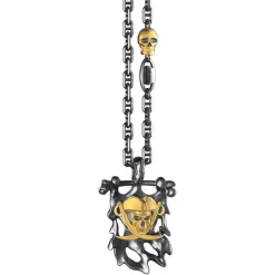 Flash Sale Silver Necklace With Pirate Pendant. Colliers