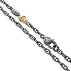 Flash Sale Silver Necklace With Pirate Pendant. Colliers
