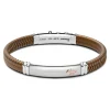 Cheap Zancan Black Silicone Bracelet With Silver Tag And Rose Gold Details. Bracelets