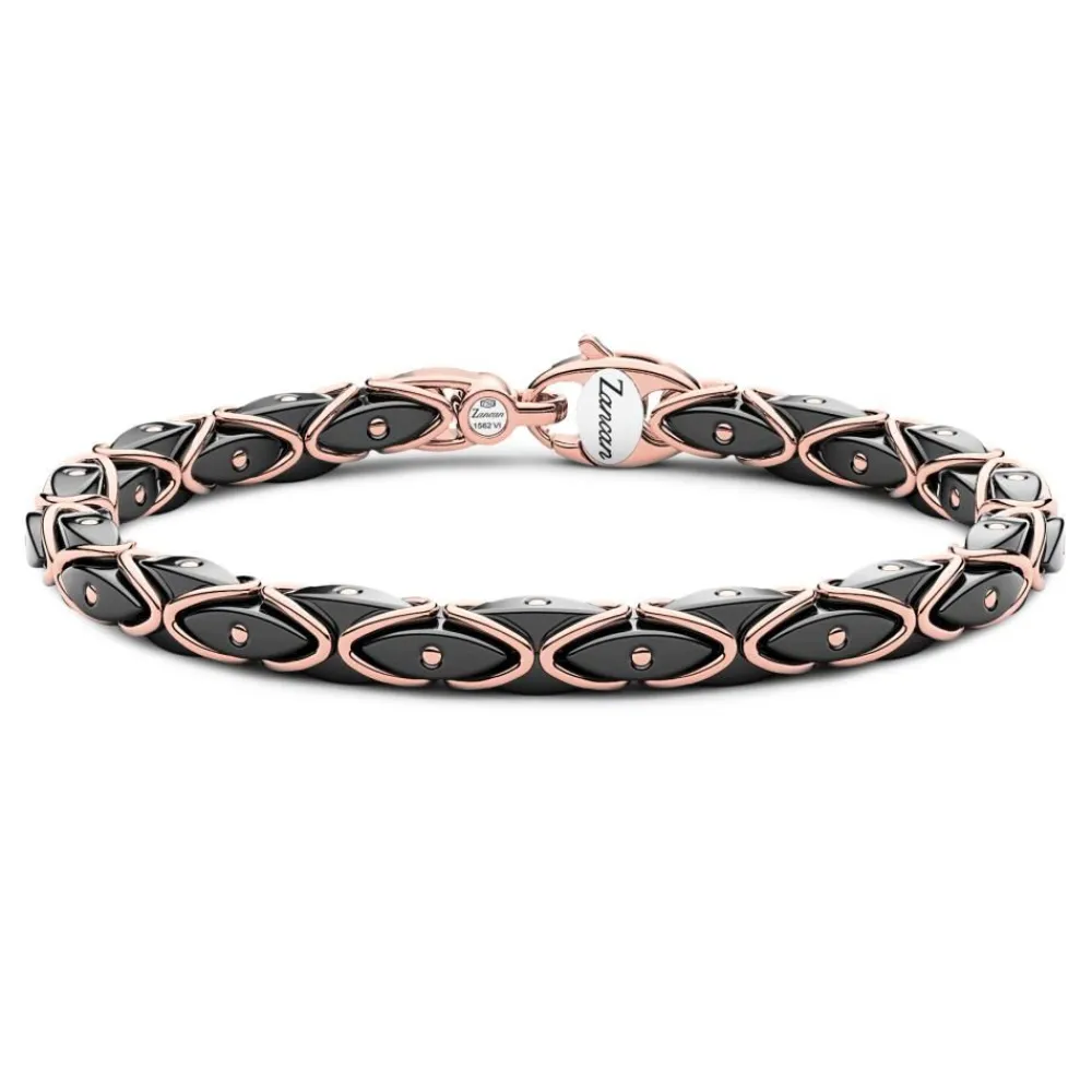 Cheap Zancan Bracelet In K Gold And Black Ceramic. Bracelets