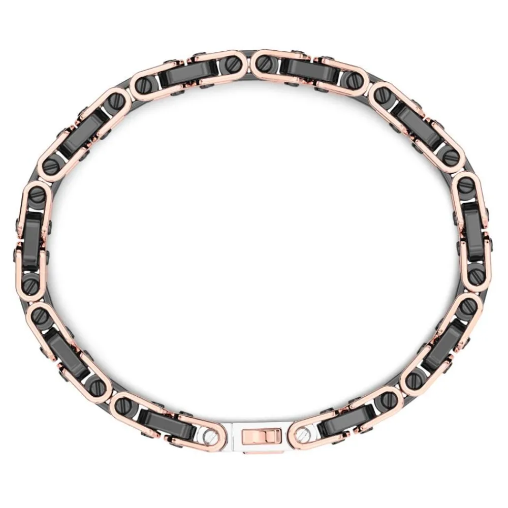 New Zancan Bracelet In Kt Gold And Black Ceramic. Bracelets