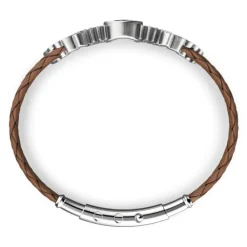 Sale Zancan Bracelet Made From Silver And Leather With Eagle. Bracelets