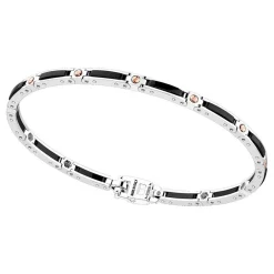 Online Zancan Bracelet Made From Silver And Ceramic With Rose Gold Screws. Bracelets
