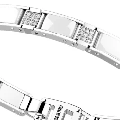 Hot Zancan Bracelet Made From Silver And Ceramic With Stones. Bracelets